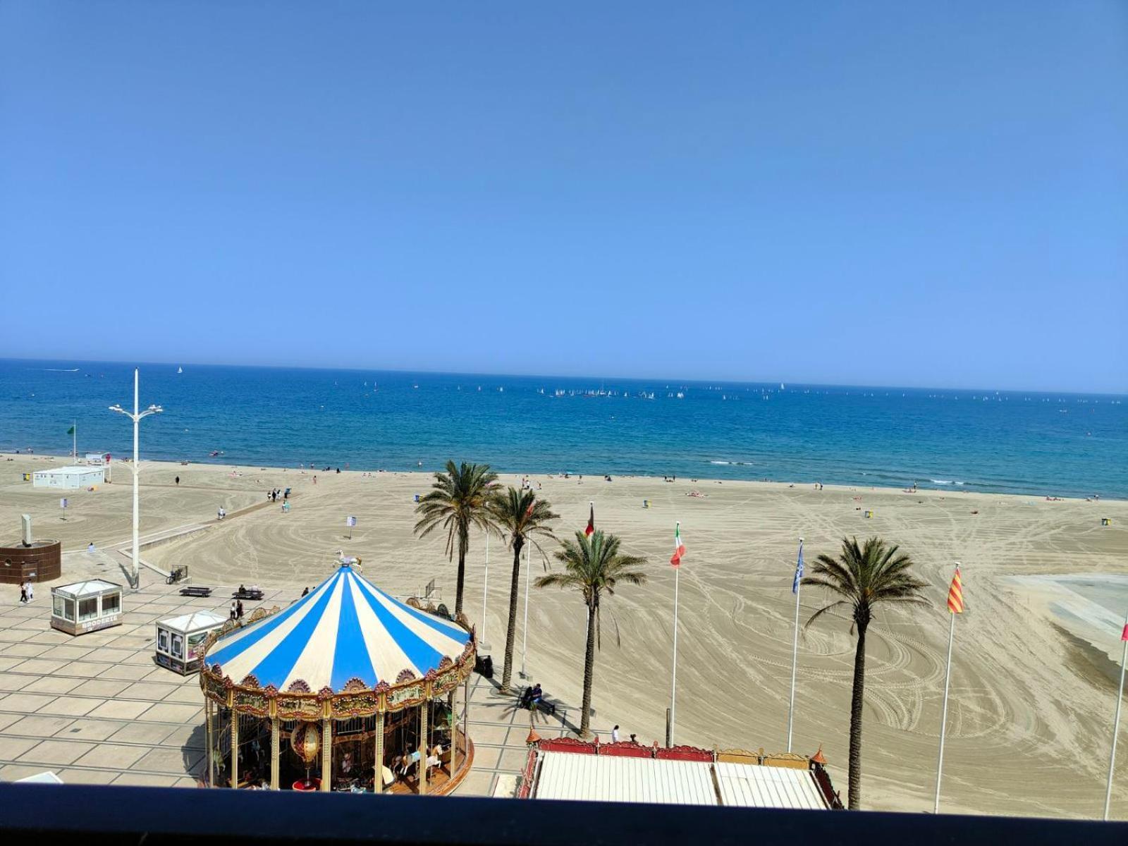 Studio Cosy Climatise Vue Mer Canet Plage 3Etoiles Eksteriør bilde