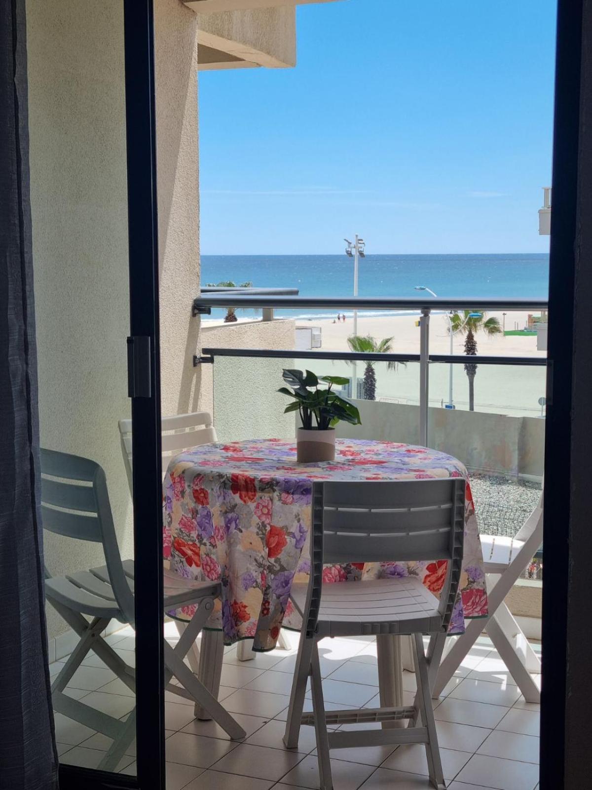 Studio Cosy Climatise Vue Mer Canet Plage 3Etoiles Eksteriør bilde